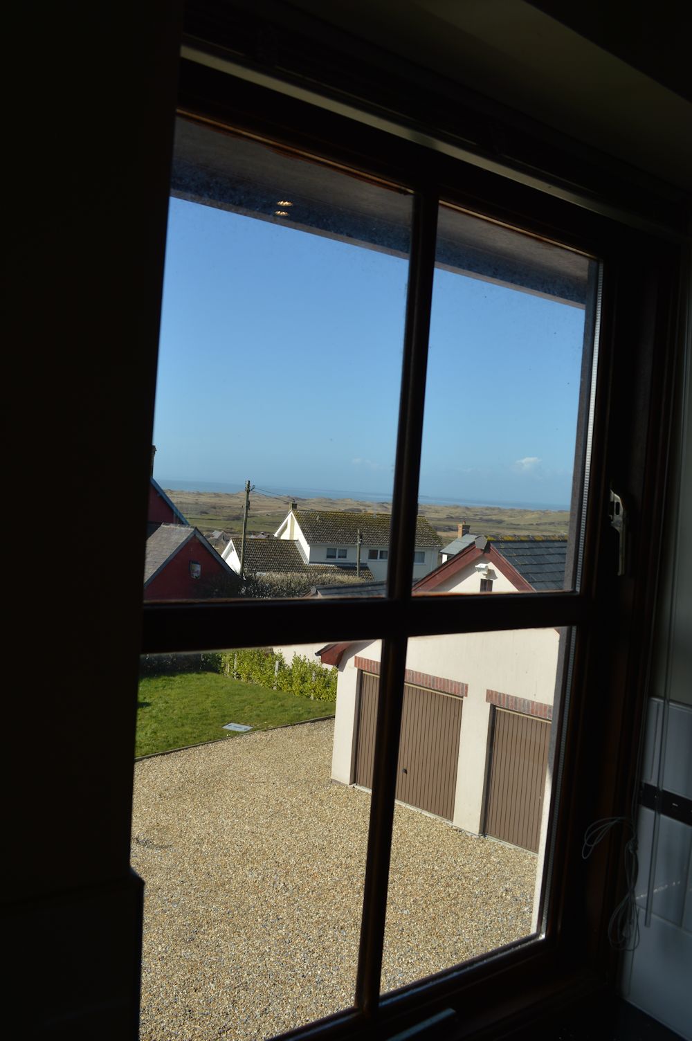 From the kitchen windows there are magnificent views over Llangennith beach.